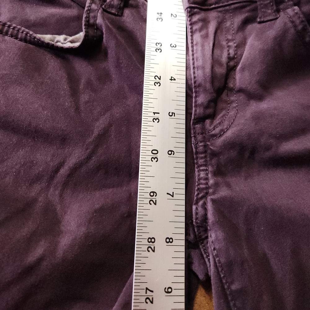 American Eagle Outfitters Jegging Women Plum Purple Super Stretch Size 4 Regular - Picture 16 of 16